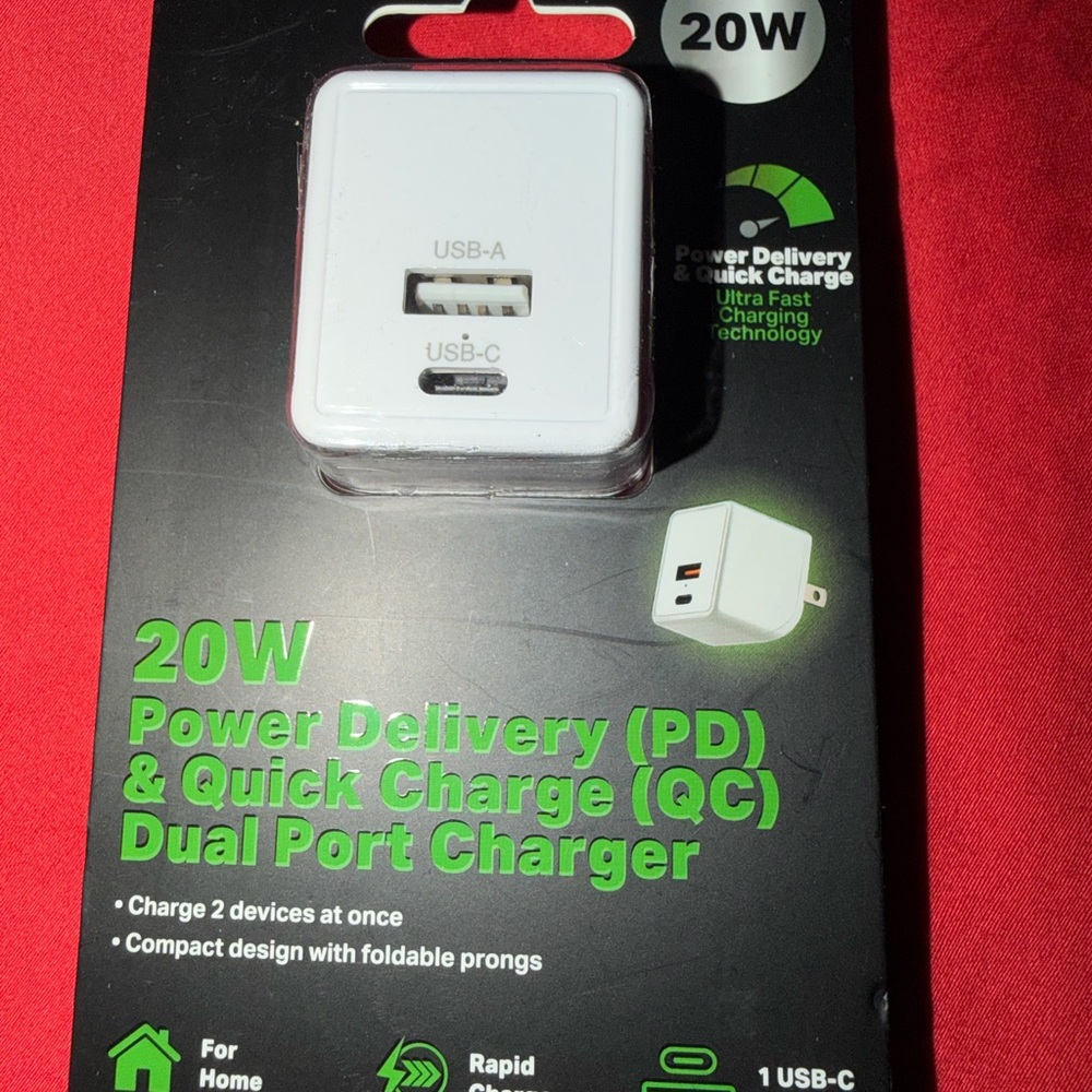 20W Dual Port USB Charger